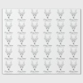 Eenvoudige kunstketting met bovenleiding met tekst cadeaupapier (Vlak)