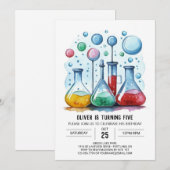 Eenvoudige laboratoriumontdekking Wetenschapper Ve Kaart (Voorkant / Achterkant)