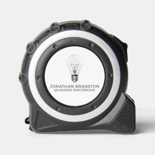 Eenvoudige lamp, elektricien rolmaat