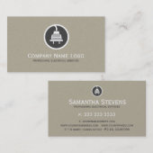 Eenvoudige LAN- en grijze elektrische services Visitekaartje (Voorkant / Achterkant)