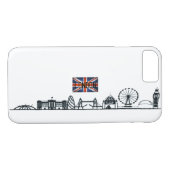 EENVOUDIGE LANDMARK-ILLUSTRATIE ONTWERP Case-Mate iPhone CASE (Achterkant (Horizontaal))