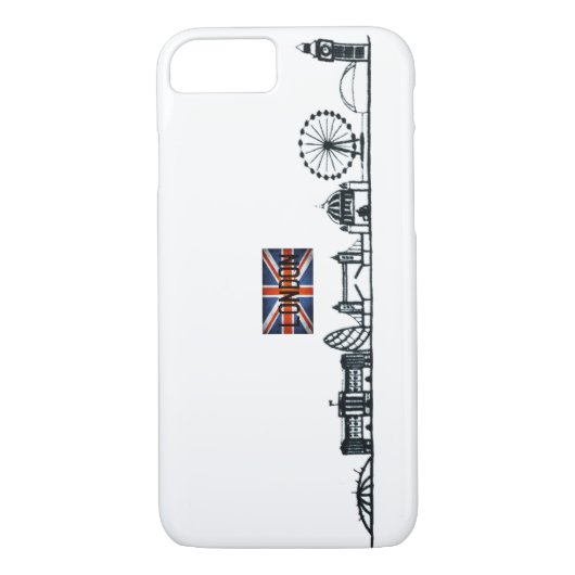 EENVOUDIGE LANDMARK-ILLUSTRATIE ONTWERP Case-Mate iPhone CASE (Achterkant)