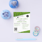 Eenvoudige landschapsarchitectuur van de zorg van  flyer (Enkel)