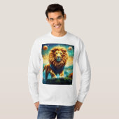 Eenvoudige lange hoes T-shirt (Voorkant volledig)