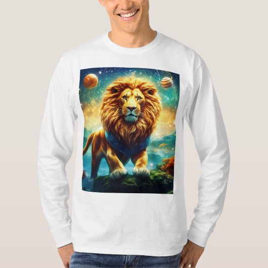 Eenvoudige lange hoes T-shirt (Voorkant)