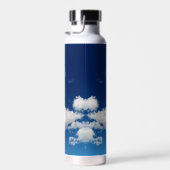 Eenvoudige lange wolk waterfles (Rechts)