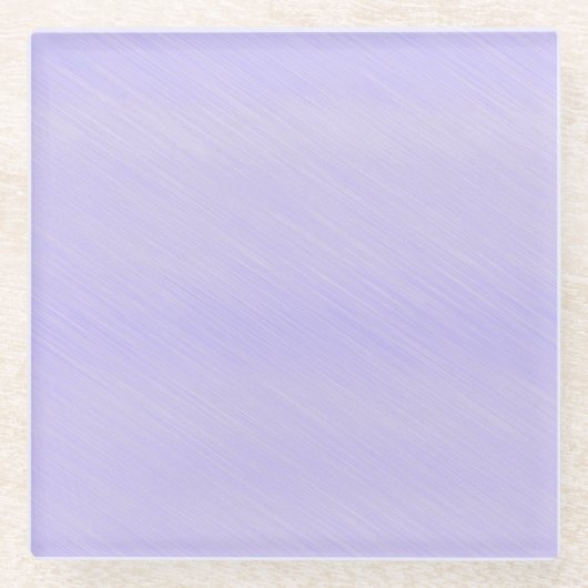 Eenvoudige lavendel glazen onderzetter (Voorkant)