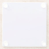 Eenvoudige lavendel glazen onderzetter (Achterkant)