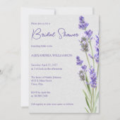 Eenvoudige Lavendel Sprigs Vrijgezellenfeest Kaart (Voorkant)