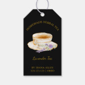 Eenvoudige Lavendel Tea Hang Label Cadeaulabel (Voorkant)
