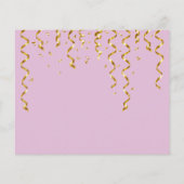 Eenvoudige lavender Budget Couples — Uitnodiging Flyer (Achterkant)