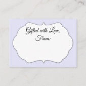 Eenvoudige lavender, geen onmiddellijke verpakking informatiekaartje (Achterkant)