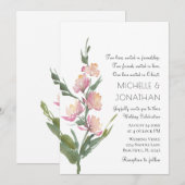 Eenvoudige lavenderbloemen Moderne Christelijke br Kaart (Voorkant / Achterkant)