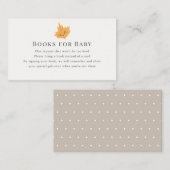 Eenvoudige lederen-boekaanvraag voor een model informatiekaartje (Voorkant / Achterkant)