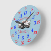 Eenvoudige leesklok 55-chevy ronde klok (Hoek)