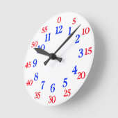 Eenvoudige leesklok ronde klok (Hoek)
