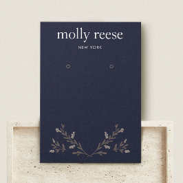 Eenvoudige legant Branch Navy die Display Kaart ve