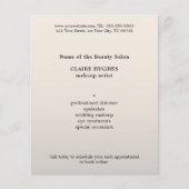 Eenvoudige legant Faux Metal Makeup Artist Flyer (Voorkant)