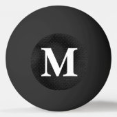 Eenvoudige legant modern monogram Masculine Pingpongbal (Voorkant)