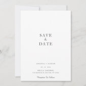 Eenvoudige legant slaat de datum op kaart (Voorkant)