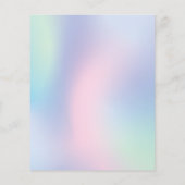 Eenvoudige legante pasta Makeup artiest Flyer (Achterkant)