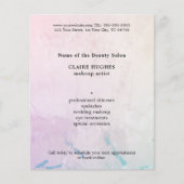 Eenvoudige legante pasta Makeup artiest Flyer (Voorkant)