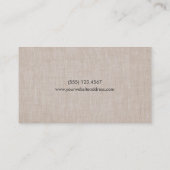 Eenvoudige legante pastor | Prijs Visitekaartje (Achterkant)