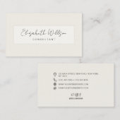 Eenvoudige legitieme eBay-professional Visitekaartje (Voorkant / Achterkant)