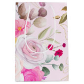 Eenvoudige lente Elegante Bloemen Medium Cadeauzakje (Voorkant)