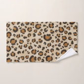 Eenvoudige leopard Animal Print Brown Tan Bad Handdoek (Handdoek)