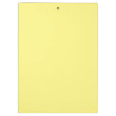 Eenvoudige lichtgele Authority® Klembord (Achterkant)