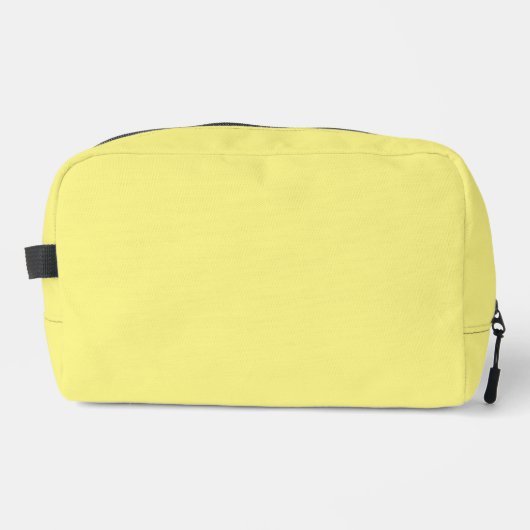 Eenvoudige lichtgele Authority® Toilettasje (Voorkant)