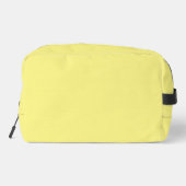 Eenvoudige lichtgele Authority® Toilettasje (Achterkant)