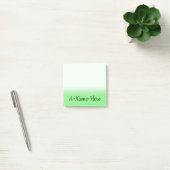Eenvoudige lichtgroene achtergrond met donkere gro post-it® notes (Kantoor)