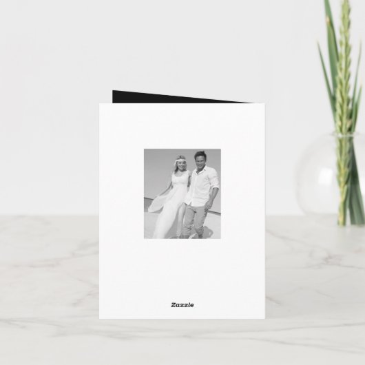 Eenvoudige Liefde & Bedankt 5 Multi Foto Modern Br (Achterkant)