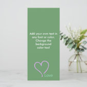 Eenvoudige liefde en hart (Staand voorkant)
