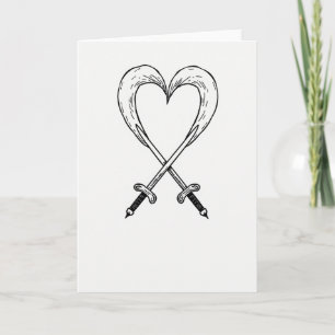 Eenvoudige Liefde En Kracht Kaart