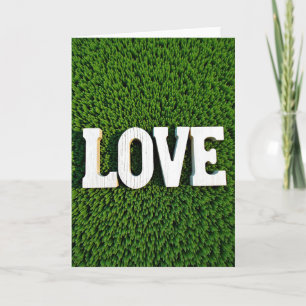 Eenvoudige Liefde Groene Textuur Kaart