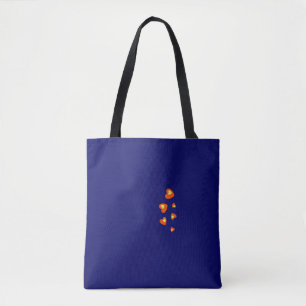 EENVOUDIGE LIEFDE HART CADEAU VERJAARDAG JUBILEUM TOTE BAG