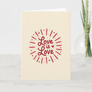 Eenvoudige Liefde Is Liefde Barstkaart Kaart