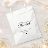 Eenvoudige liefde is zoete bruiloft gunst tas bedankzakje (Geknipt)