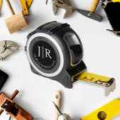 Eenvoudige Liefde Zwart Wit Naam Initialen Monogra Rolmaat