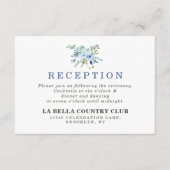 Eenvoudige 'Light Blue Navy'-ontdekking van het hu Informatiekaartje (Voorkant)