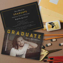 Eenvoudige lijn Afstuderen Moderne Fotogradatie Pa