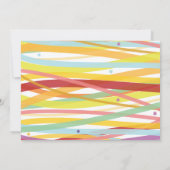 Eenvoudige lijnen Bat Bar Mitzvah Uitnodiging (Achterkant)