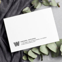 Eenvoudige lijnen Monogram Eerste letter van de na