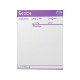 Eenvoudige lijnloze Paarse ontvangstpagina Notitieblok