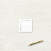 Eenvoudige lijst met taken post-it® notes (Op bureau)