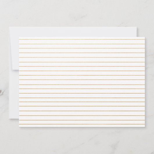 Eenvoudige lijst trouwuitnodigingen - schoon kaart (Achterkant)