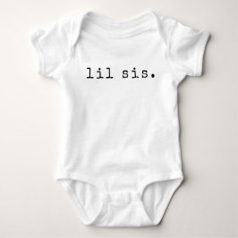 Eenvoudige 'lil sis'. Siblings Baby Bodysuit